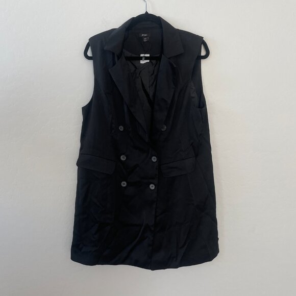 ⭐️Tailored Tank Top Blazer Chic Minimalist Modern Classy Classic Boho Mini Dress - Picture 6 of 7